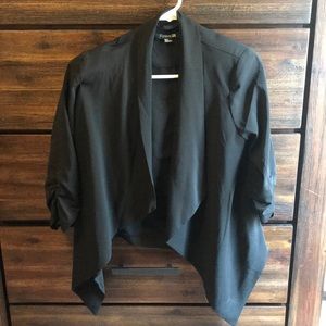 Black flowy jacket